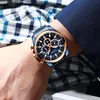 Edelstahl Herrenuhr CURREN Neue Sportuhr Chronograph und Leuchtzeiger Armbanduhr Mode Herren Kleid Watches266e