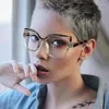 Güneş gözlükleri moda kadınlar kare erkekler için anti mavi hafif gözlük