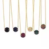Подвесные ожерелья высококачественные цветные грибы фиолетовые зеленые белые черные кристалл для женщин DN015