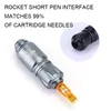 Maszyna tatuażu Profesjonalna krótka mini -rakieta silnik 8V 9000 rpm interfejs RCA Automatyczny zestaw obrotowy 36 mm Pen Kit 230728