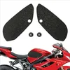 Adesivos de proteção lateral do tanque de combustível da motocicleta adesivos antiderrapantes para TRIUMPH DAYTONA 675 675R STREET TRIPLE292f