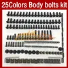 Complete Motorcycle Fairing Bolts Full Screw Kit For YAMAHA FZR400R FZR 400R FZR 400 FZR400 R RR 86 87 88 1986 1987 1988 MOTO Body240V