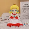 10 pouces dessin animé princesse pêche poupée en peluche filles feu jouer en peluche jouet enfants noël cadeaux jouets blanc bataille princesse poupée