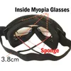 Ski Goggles Update Ski Glasses UV400 Windproof Dustproof Snow can Built-in Myopia lens Spone Skiing Goggles 230728