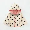 Jassen Kinderen Jassen Meisjes Dubbelzijdig Bovenkleding Peuter Sportjassen Kinderen Hooded Kleding Lente Herfst Jongens Polka Dot Trenchcoat J230728