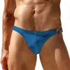 Heren Badmode Sexy Zwemmen Bikini Slips Voor Mannen Metalen Slot Zwembroek Gay Badpak Badpak Strand Shorts Mini slip Seobean 2023