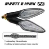 Motorcykelbelysning Emark Motorcykel Turn Signals E4 Motorcykelljus 20LED Godkänd motorcykel Flasher Byggt relä Turn Signal Indicator Waterproof X0728