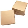 Kraftpapier-Geschenkboxen, schöne Kraftpapier-Box, kleine Größe, 100 Stück2387