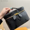 Kosmetiska väskor fall designer kosmetiska väskor fall kvinna lyxys makeup väska mode casual rese totes damer vintage tryck axelväskor handbgas purses z230728