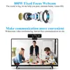 Webcams 4K Webcam PC Laptop Web Camera Com Microfone Web Para Computador Live Streaming Game Skype R230728