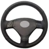 Coprivolante per auto in pelle nera per Lexus RX330 RX400h RX400 2004 2005 Toyota Corolla Verso 2006342w