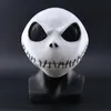 Nouveau Le Cauchemar Avant Noël Jack Skellington Masque En Latex Blanc Film Cosplay Props Halloween Party Masque D'horreur Espiègle T2894