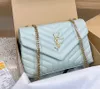 Bolsas de ombro de alta qualidade Y Luxurys designers Moda feminina Bolsas carteira Clutch Clássico Fang Pangzi Chain Bag Totes CrossBody Handbags bolsas femininas com logotipo