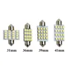 50pcs Festoon 31 mm 36 mm 39 mm 41 mm C5W LED Dome żarówki 16 SMD 3528 Wewnętrzne światła LED Auto Reading Lampy Białe 12V290J