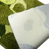 Carpets 3D Stereo Area Rug for Living Room Green Carpet Bedroom Bedside Floor Mat Anti-slip Modern Shaggy Rugs Home Decor R230726