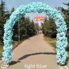 Centrotavola per matrimoni di lusso Porta ad arco per matrimoni in metallo Appeso a ghirlanda di fiori con fiori di ciliegio per forniture per festival2163