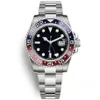 أفضل الرجال يشاهد ميكانيكية الفولاذ المقاوم للصدأ Pepsi أوتوماتيكي ساعة زرقاء Red Sports Witch Watches Watches Fashion Wristwatch256b