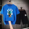 Men's Tracksuits Bear Luxury Short Sets Cotton Mens Designer Clothes Oversized Women Comfy T-shirt Shorts Brand Outfit Fashion Hip Hop Streetwear 230727