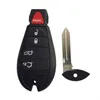 Buttons Remote Keyless key Fob Case Shell For Chrysler 433 8Mhz Car Key Fob Transmitte290r