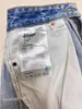 Jeans Ksubi jerans Pantaloncini di jeans da donna azzurri a vita alta larghi e sottili con fori e nappe Pantaloni caldi sexy estivi