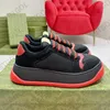 Новая скрининг Canvas Sneaker Sneaker Women Platform Casual Shoes Кожаные винтажные тренеры мужская спортивная обувь синяя красная сеть