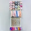 Smyckestativ pannbandshållare hår bågar arrangör för kvinnor flickor hängande scrunchie hållare hår tillbehör display stativ arrangör väggdekor 230728