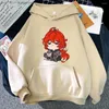 Herren Hoodies Genshin Impact Diluc Print Hoody Spiel Sweatshirt Damen Crewneck Koreanischer Stil Sudaderas Para Mujer Cosplay Kostüm