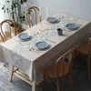 Mantel de mesa con estampado moderno, manteles rectangulares para mesa, decoración de boda, mantel impermeable para mesas de comedor R230726