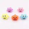 Halloween LED Finger Ring Party Blinking Pumpkin Bat Skull Luminous Ring Toys Flash Fingernail Lights Adult Kids Toys