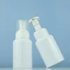 보관 병 250ml 흰색 플라스틱 비누 디스펜서 병 리필 가능한 거품 펌프 펌프 무스 액체 포장 SN760