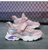 Scarpe da ginnastica di moda rosa viola per ragazze di alta qualità Scarpe da corsa casual traspiranti Comode scarpe da ginnastica sportive da passeggio