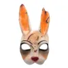 لعبة ميت من قِبل Daylight Legion Cosplay Huntress Masks Rabbit LaTex Mask Hallmet Halloween Masquerade Party Cosplay Props 200929181R256X