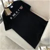 T-shirt da uomo Luxury Mens Designer T Shirt Abbigliamento all'ingrosso Lettera Camicie stampate Manica corta Fashion Brand Top Tees Large Ladys Ot3Ib