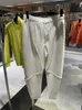 Herrbyxor miyake veckade homme snälla pant casual rak lång penna