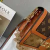 النساء الأعلى مصممين أكياس الكتف دوفين سلسلة أزياء حقائب اليد ليدي لوكوريس الجلود كروسة رسول حقيبة الأشرطة محفظة محفظة M44391