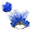 Bandanas Christmas Headband Party Headdress Makeup Headbands Carnival Feathers Stage Hair Wedding Hat