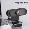 ウェブカメラ720p/1080pビデオ録音デジタルウェブカメラカメラPCラップトップ用マイク付きR230728