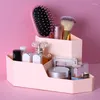 Scatole portaoggetti Scatola per cosmetici Scatola per trucco Organizer per desktop Organizzazione per desktop Contenitore per uso domestico in plastica243L