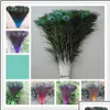 Plumes En Gros 100 Pcs Haute Qualité 7080Cm 2832Inches Paon U Pick Color230W Drop Delivery Office School Business Industrial R Dhlyz