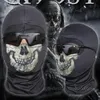 Nova Máscara Preta Ghost 6 Crânio Balaclava Capa de Esqui Ciclismo Skate Aquecedor Facial Ghost321s