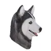 Ny Halloween Siberian Husky Dog Latex Mask Novely Costume Fancy Dress Animal Masks214D