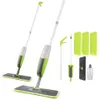 VIP Spray Mop Broom Set Magic Mop Plancher en bois Vadrouilles plates Outil de nettoyage domestique Ménage avec tampons en microfibre réutilisables Lazy252S