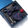 Papillon di fascia alta matrimonio ufficio affari festa celebrazione cravatta da uomo quadrato 8 pezzi confezione regalo fidanzato cravatta regalo 230727