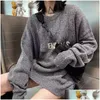 Męskie swetry ess męscy projektant Sweter Pra Pra Womens wełniany para spersonalizowana ciepła koszula kaszmirowa na jesieni i zima Drop de ot1sm