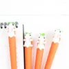 Korean Fashion Animal Image Game Creative White Love Carrot Student Black Neutral Office Pen Signature Stationery