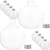 Vases 10 Pcs Bouteille Étanche Bouteilles D'eau Jus Froid Décorations De Noël Conteneur The Pet Party DIY Récipients De Yaourt Rechargeables