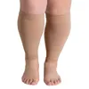 Chaussettes de sport Course à pied Athlétisme Manches de compression Jambe mollet Hommes Femmes Bas sans pied Varices