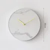 Wanduhren Nordic Uhr Einfache Modische Stille Schaukel Moderne Kunst Marmor Relogio De Parede Hause Dekoration