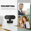 Webcams Full 1080p Webcam avec mini caméra d'ordinateur flexible rotative pour caméra de bureau Webcam éducation en ligne R230728