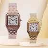 Luxury Watch Womens Watch Square Watches Designer Diamond Watchs Bracelet en acier inoxydable montres